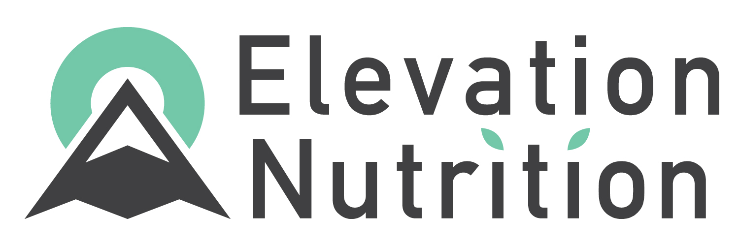 Elevation Nutrition, Sports Performance Nutrition, Logo